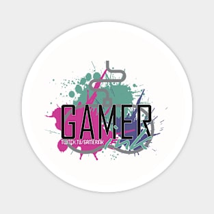 Gamer Ink Splat Magnet